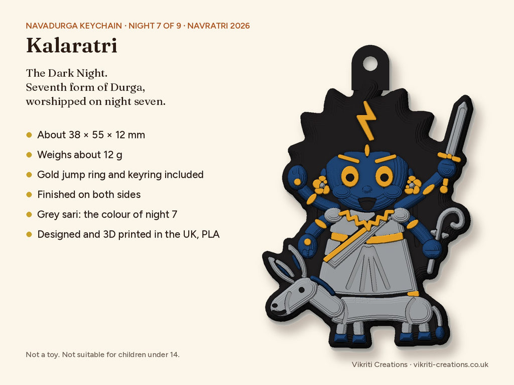 Kalaratri keychain: size, weight and what's included