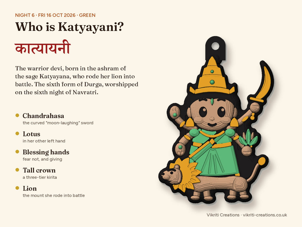 Who is Katyayani: what she holds, her mount and her marks explained