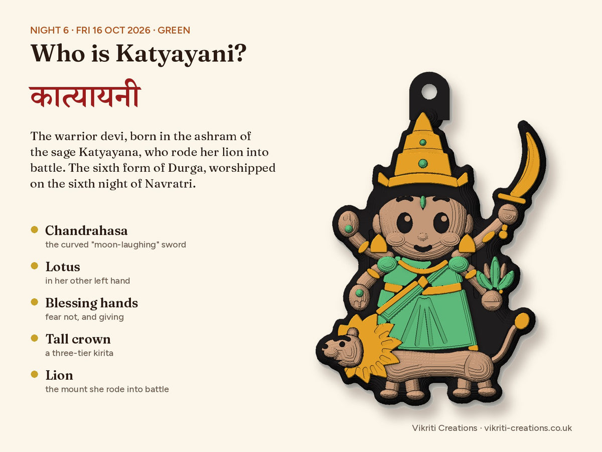 Who is Katyayani: what she holds, her mount and her marks explained