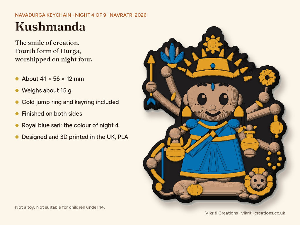Kushmanda keychain: size, weight and what's included