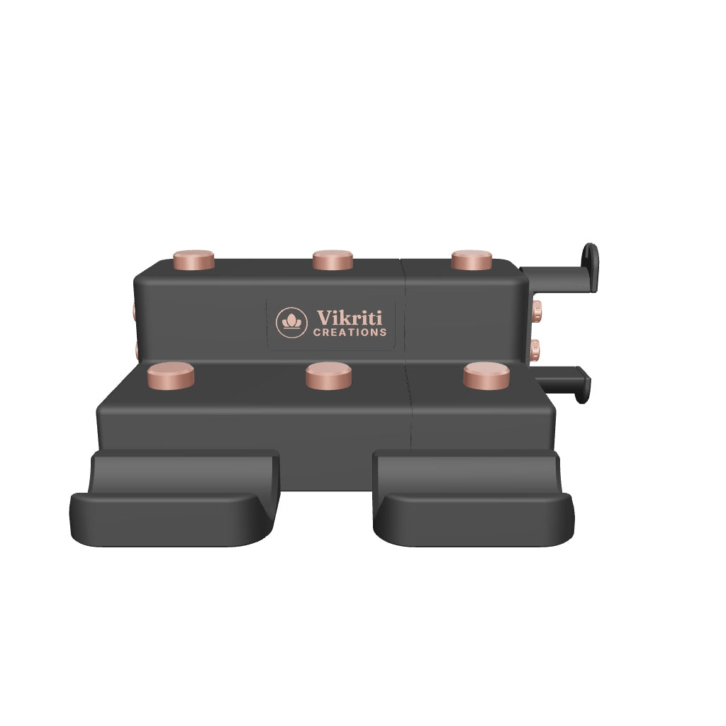 Holder & stand in 3D: spin it, zoom in, or view it at real size in AR (about 306 x 240 x 121 mm)