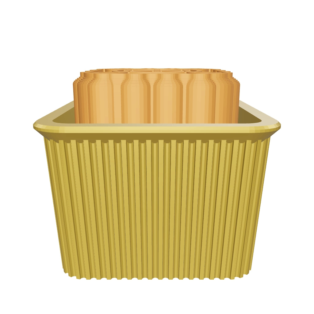 Mooncake clicker keyring in 3D: spin it, zoom in, or view it at real size in AR (about 36 x 36 x 31 mm)