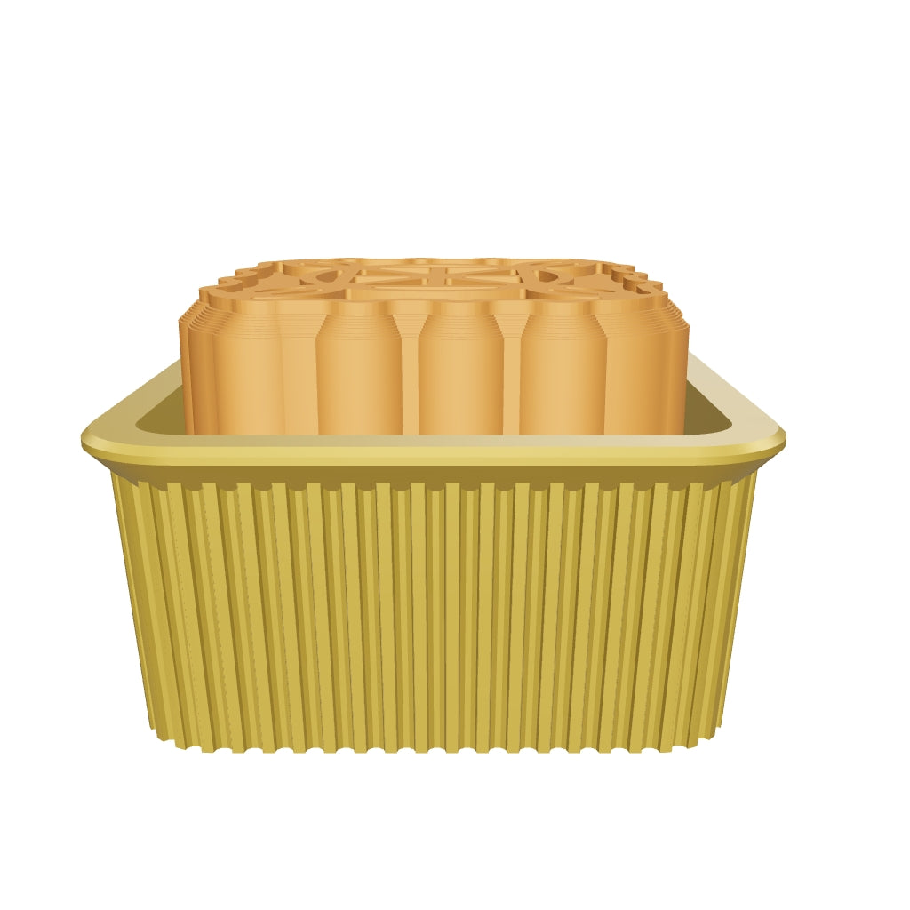 Mooncake clicker keyring in 3D: spin it, zoom in, or view it at real size in AR (about 38 x 38 x 23 mm)