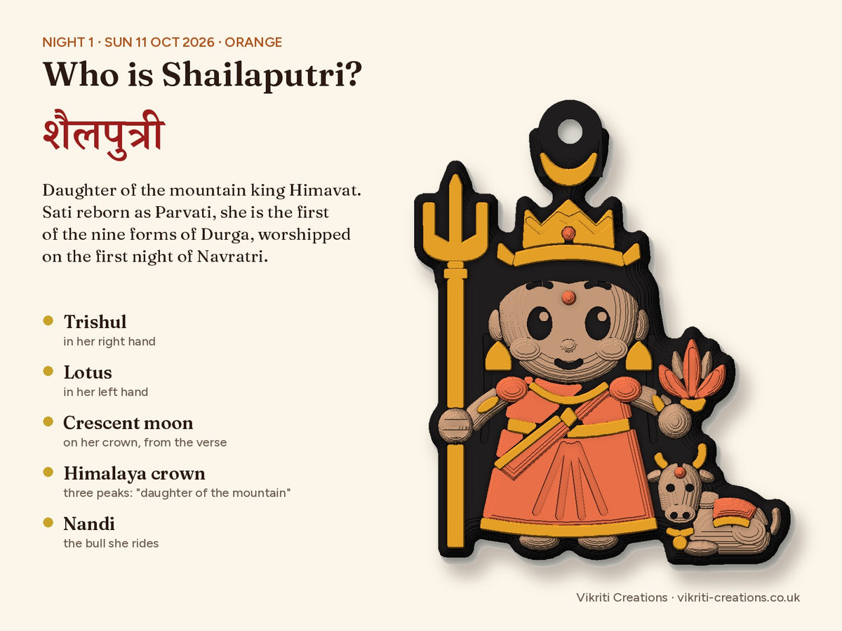 Who is Shailaputri: trishul, lotus, crescent moon, Himalaya crown and Nandi explained